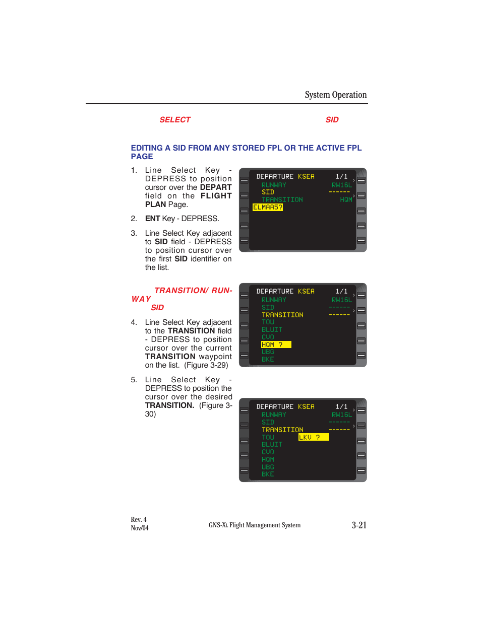 System operation 3-21 | Honeywell GNS-XL User Manual | Page 136 / 353