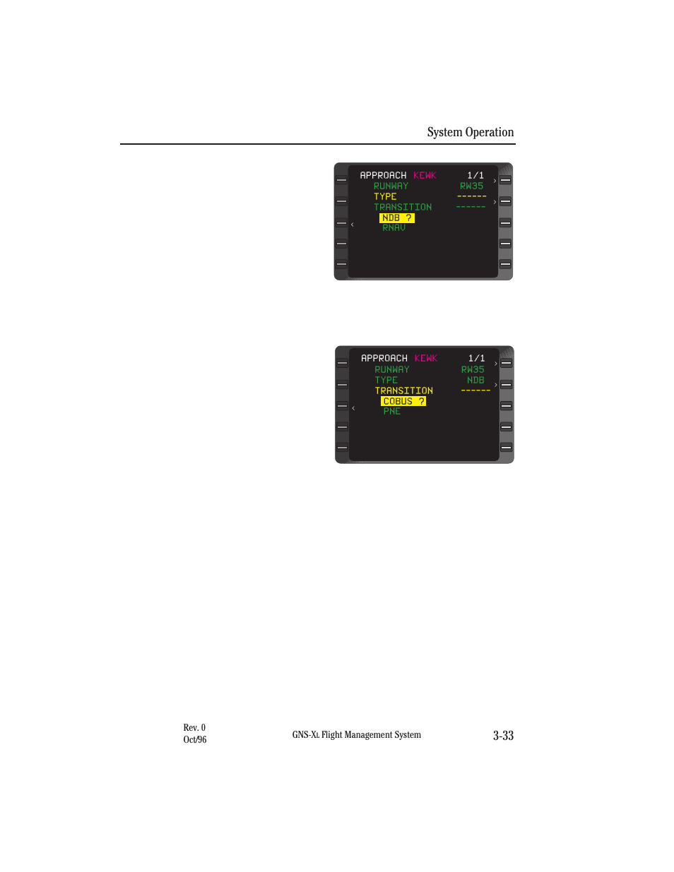 System operation 3-33 | Honeywell GNS-XL User Manual | Page 148 / 353