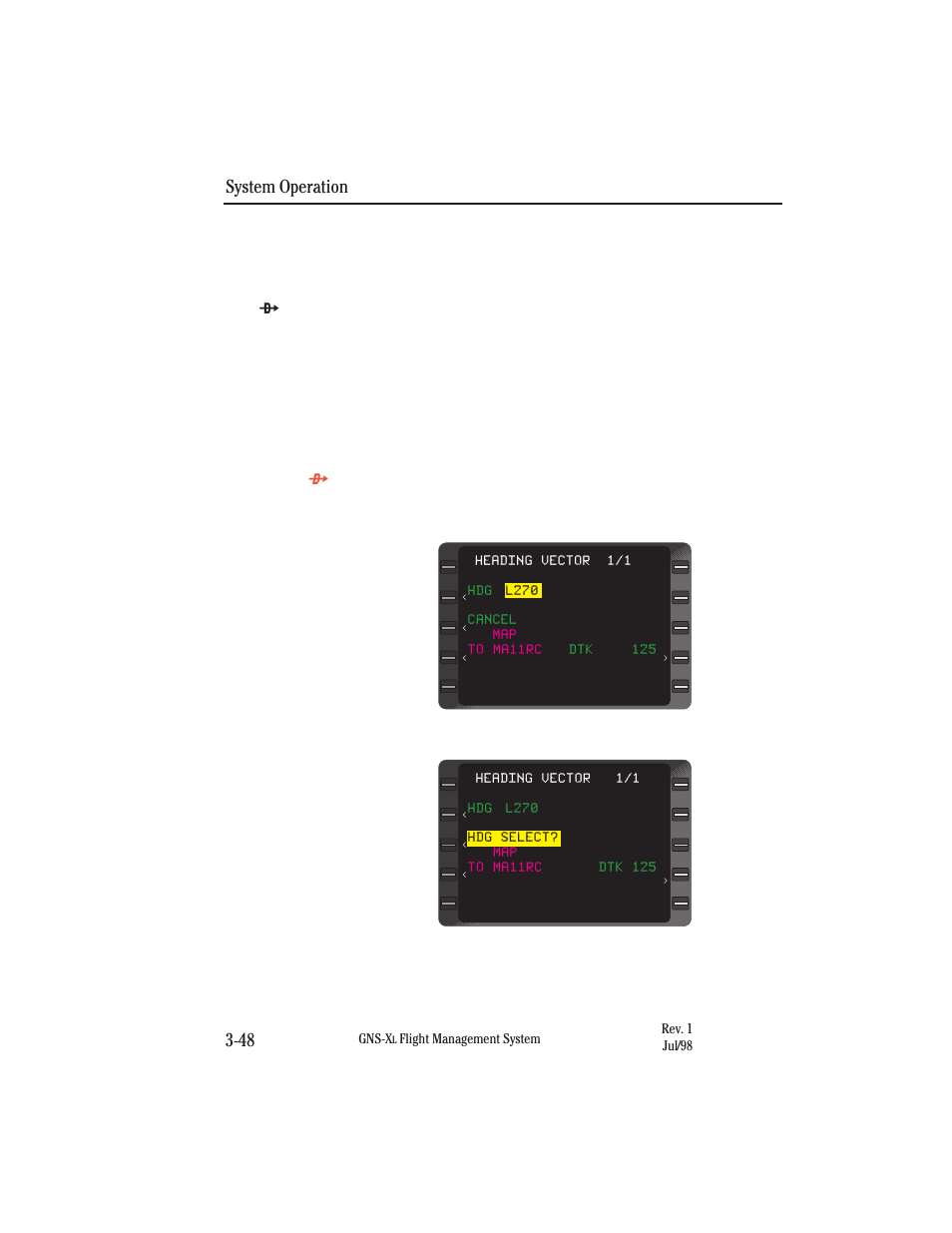 System operation 3-48 | Honeywell GNS-XL User Manual | Page 166 / 353