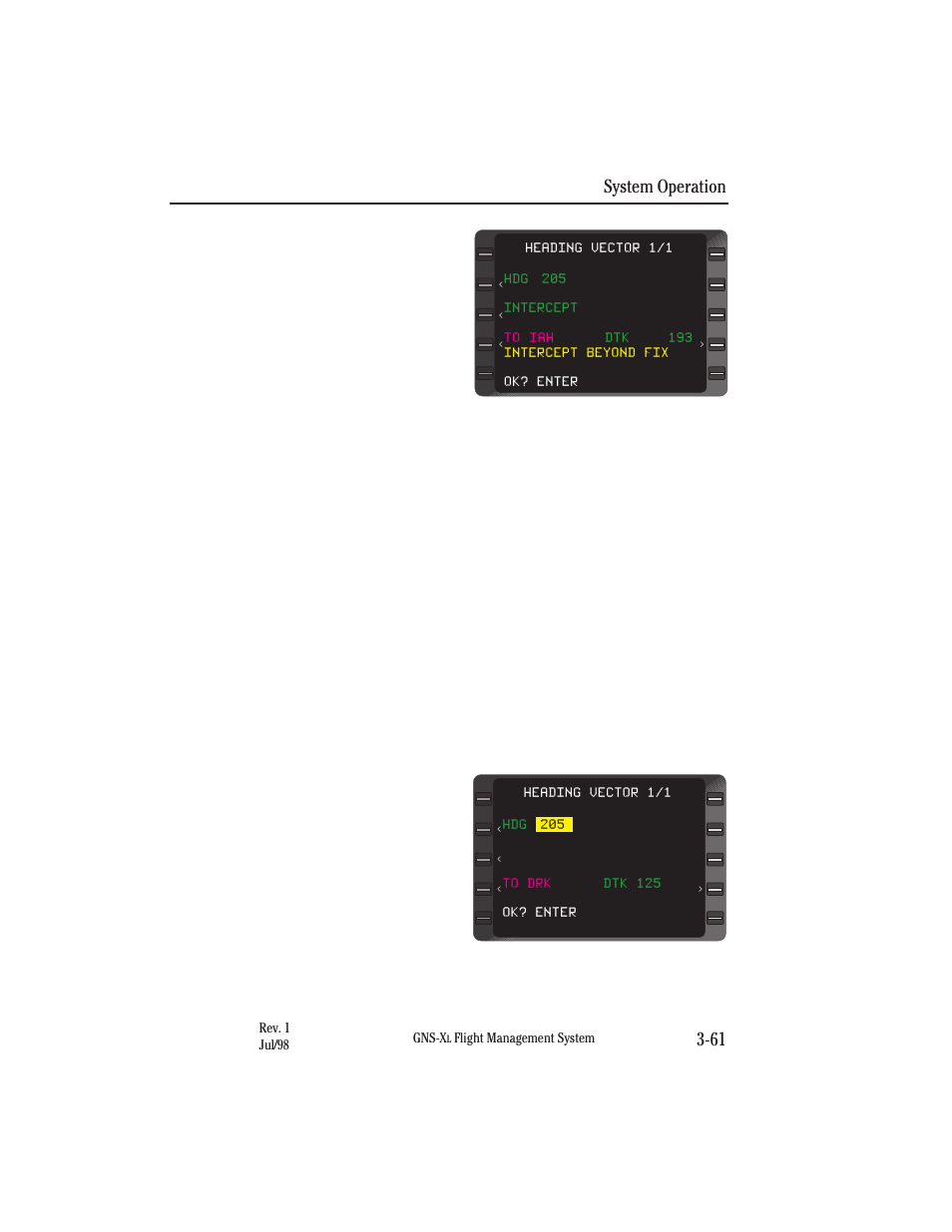 System operation 3-61 | Honeywell GNS-XL User Manual | Page 179 / 353