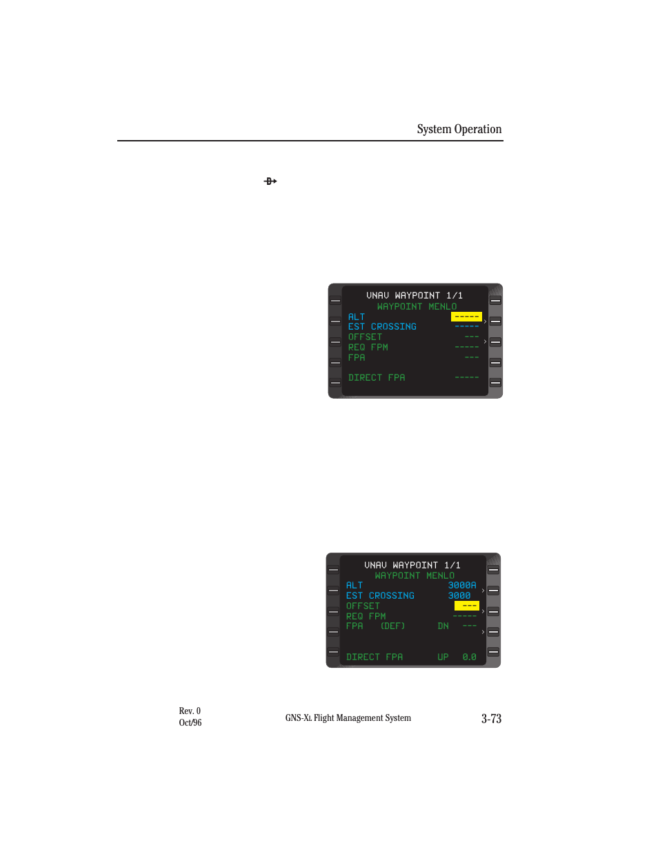 System operation 3-73 | Honeywell GNS-XL User Manual | Page 191 / 353