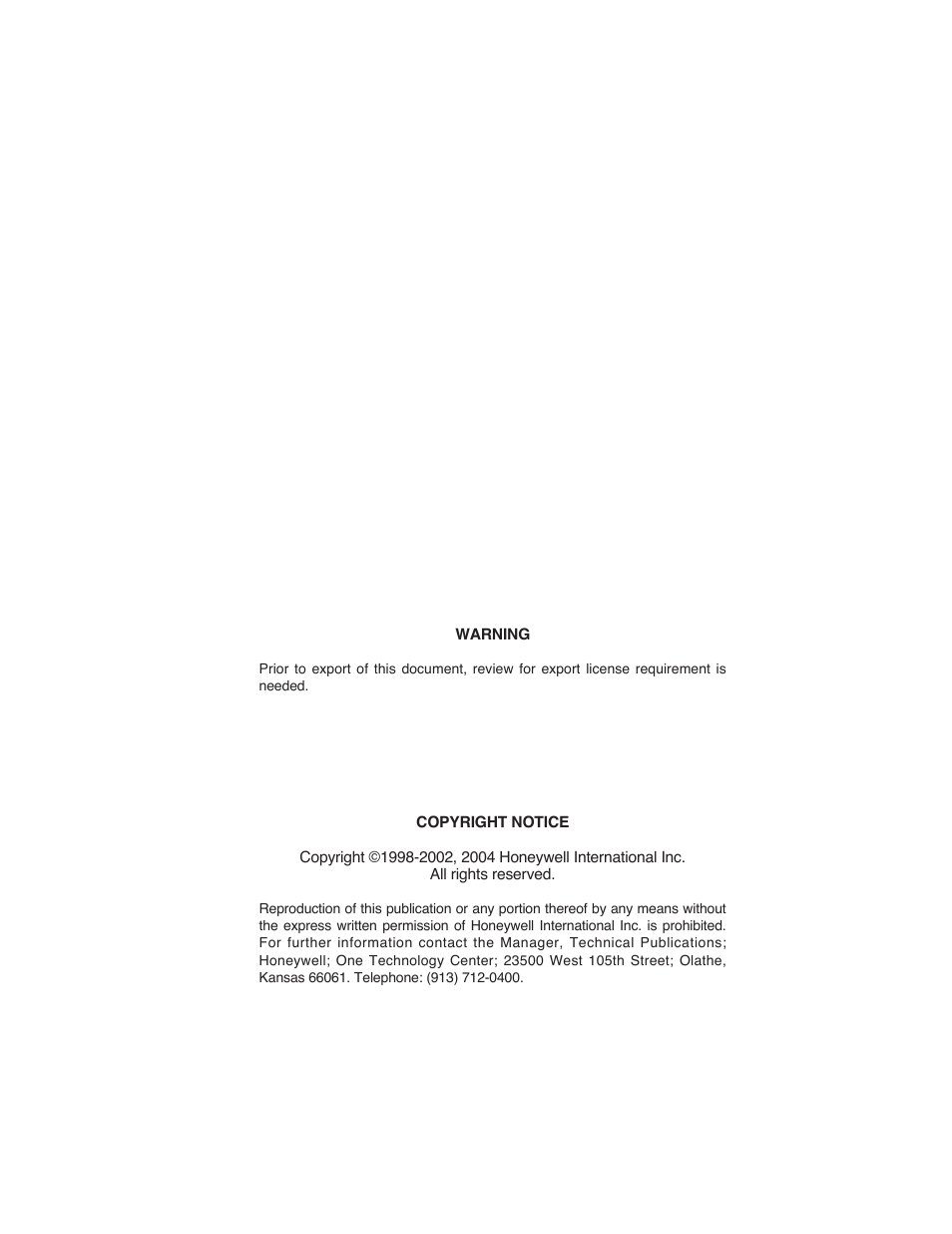 Honeywell GNS-XL User Manual | Page 2 / 353