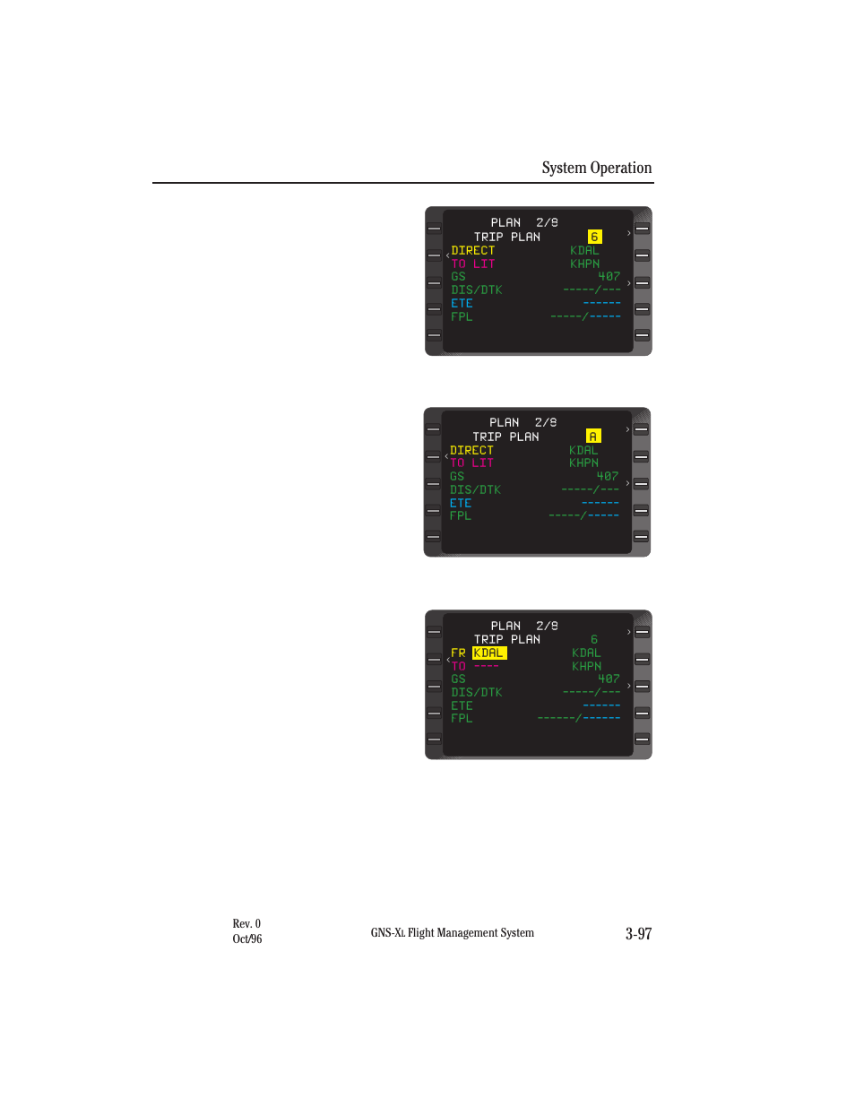 System operation 3-97 | Honeywell GNS-XL User Manual | Page 215 / 353