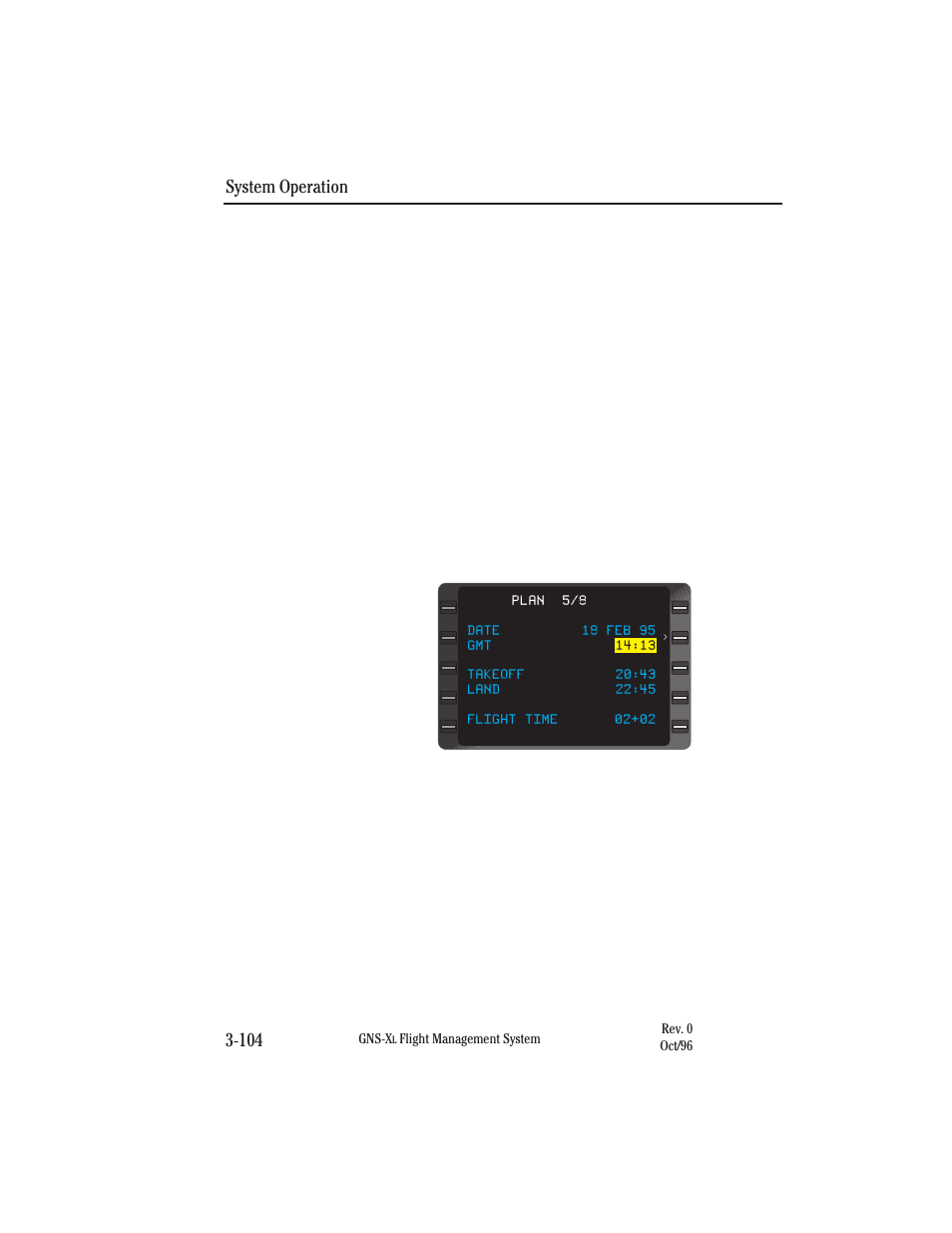 Verifying or changing date and time, System operation 3-104 | Honeywell GNS-XL User Manual | Page 222 / 353
