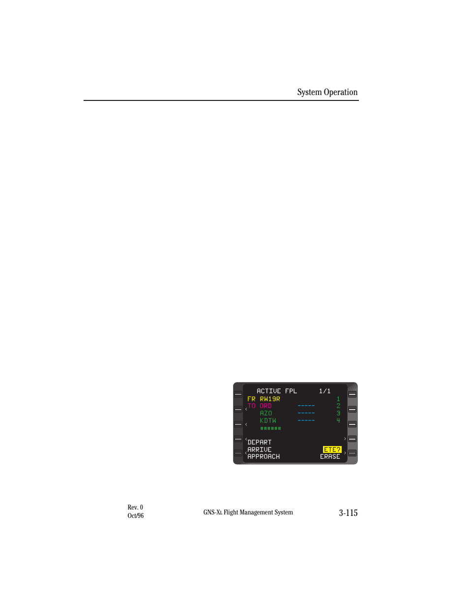 Manual magnetic variation entry, Returning to automatic variation, System operation 3-115 | Honeywell GNS-XL User Manual | Page 233 / 353