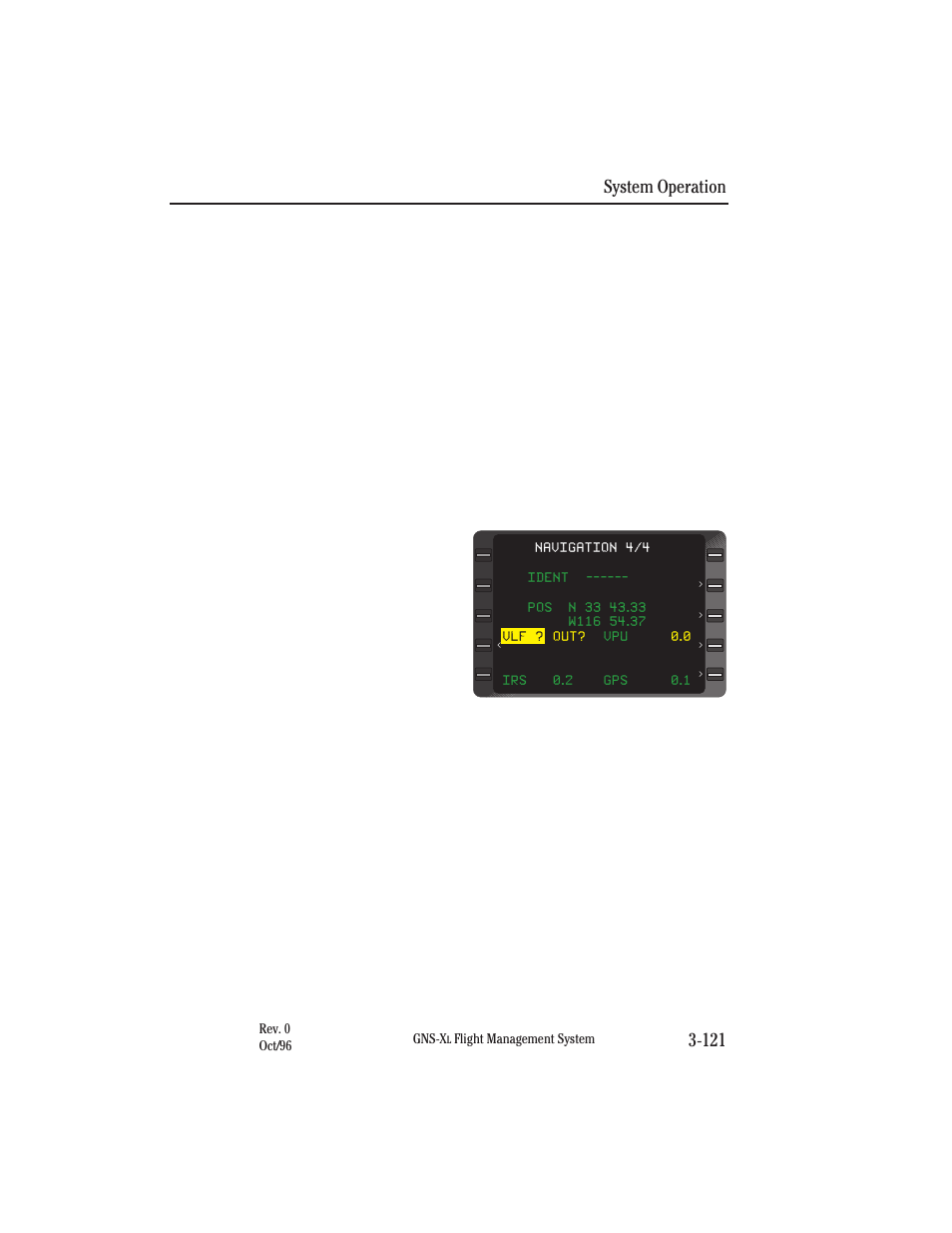 Sensor deselection, System operation 3-121 | Honeywell GNS-XL User Manual | Page 239 / 353