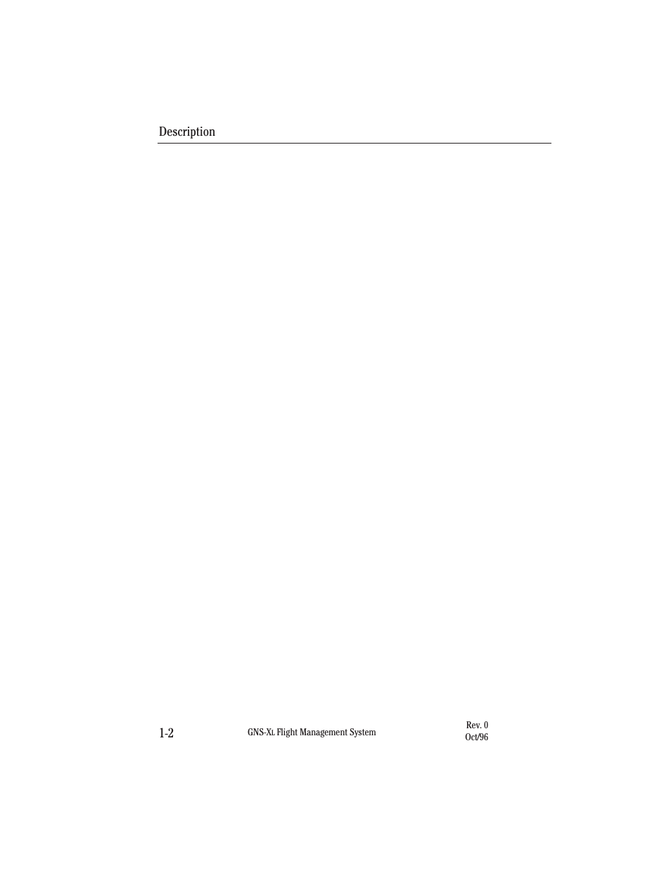 Description 1-2 | Honeywell GNS-XL User Manual | Page 25 / 353