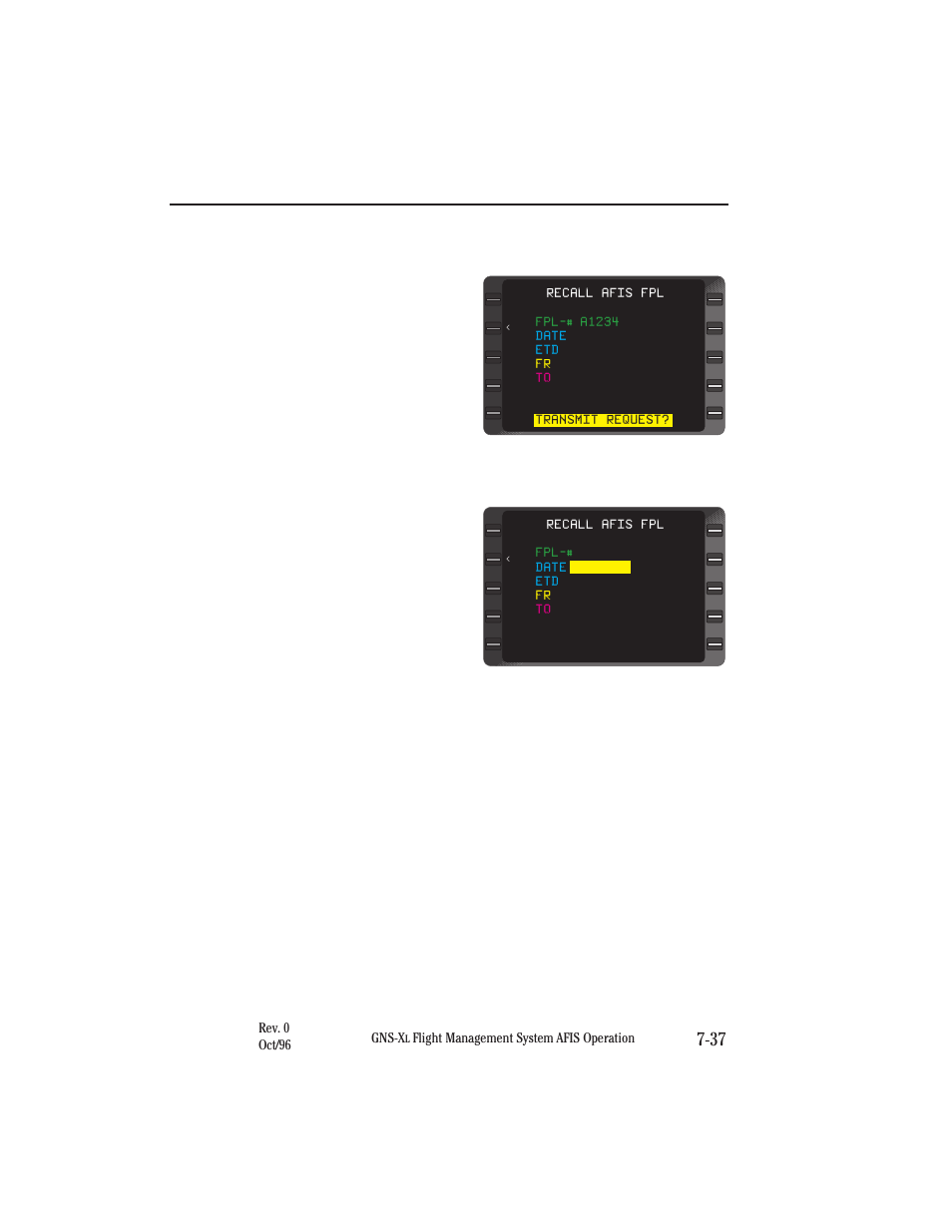 Recall option 2 | Honeywell GNS-XL User Manual | Page 303 / 353