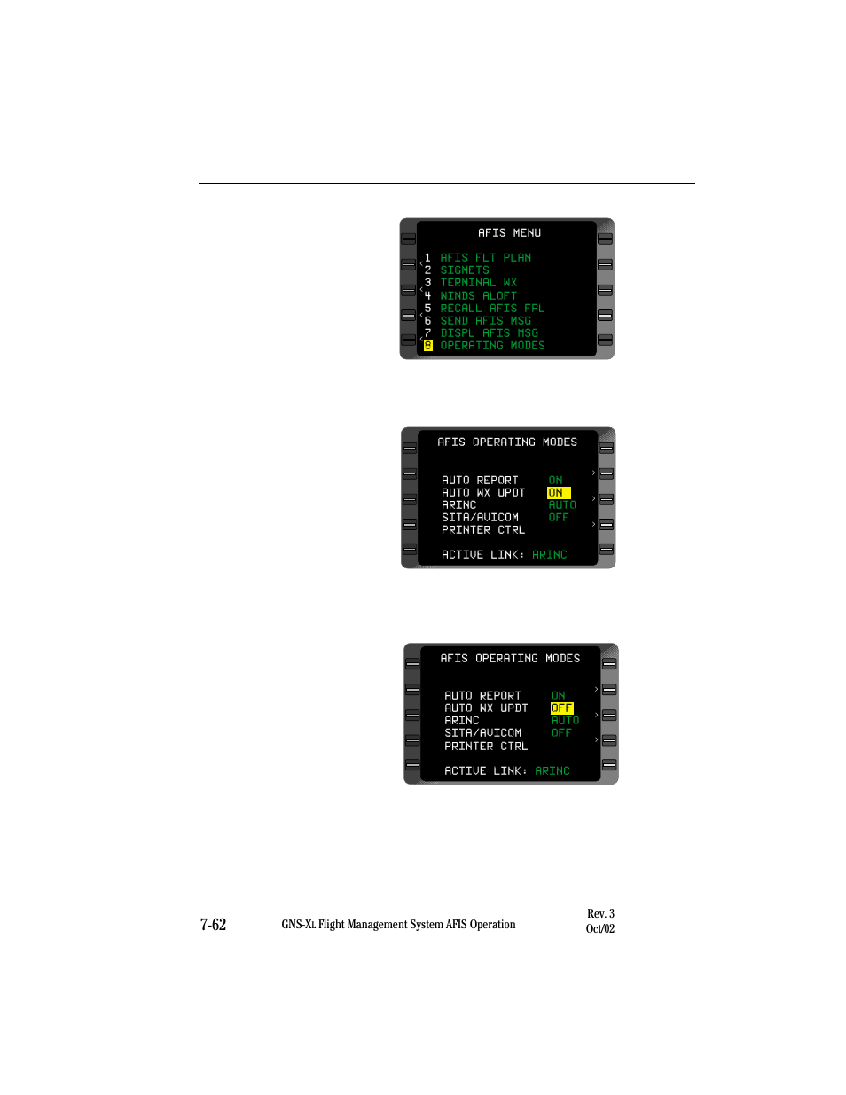 Auto weather update, Turning auto wx updt off | Honeywell GNS-XL User Manual | Page 328 / 353