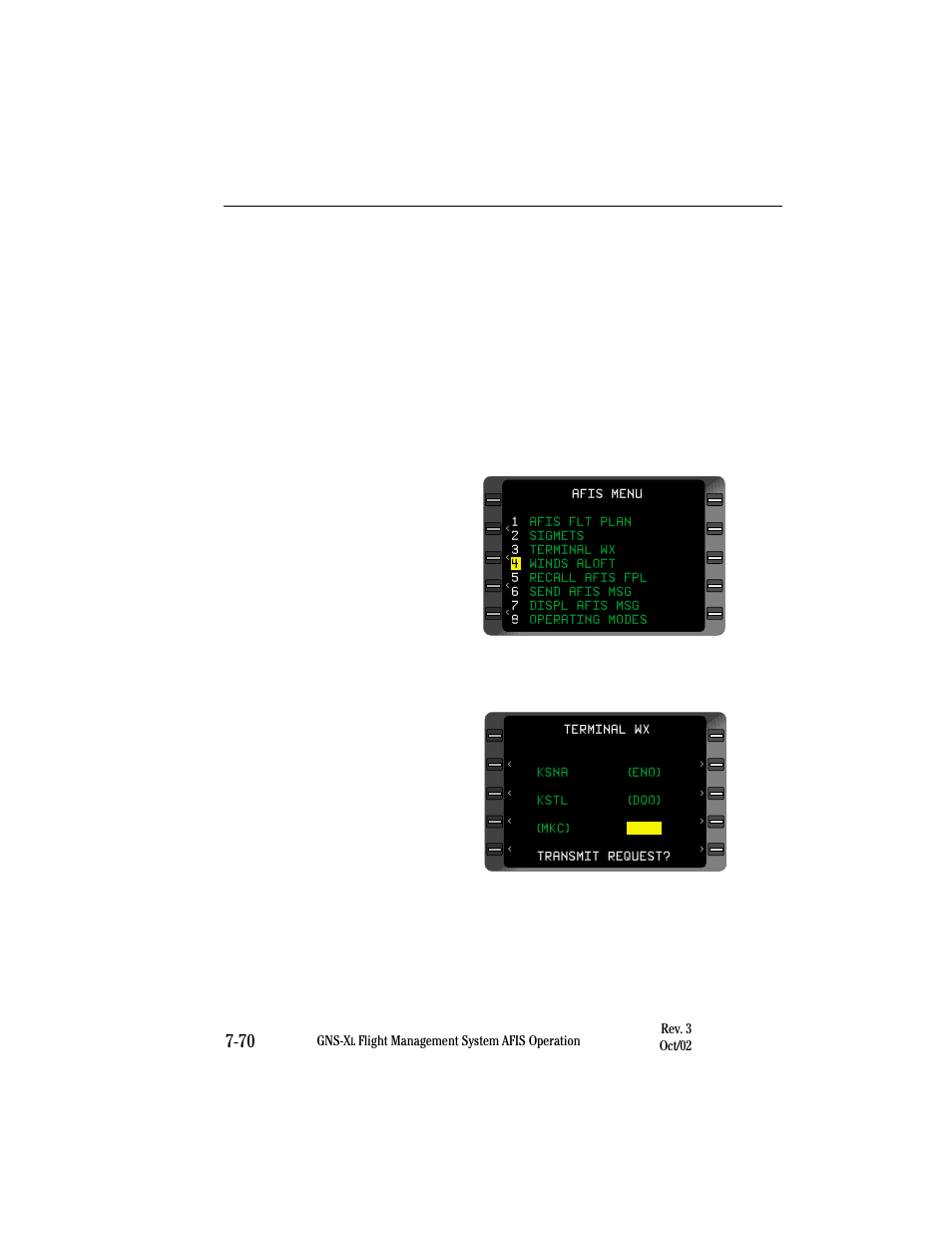 To insert a new identifier, Updating winds aloft | Honeywell GNS-XL User Manual | Page 336 / 353