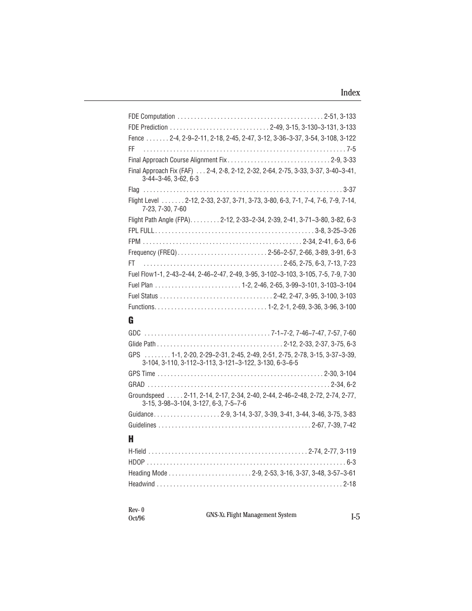 Index | Honeywell GNS-XL User Manual | Page 343 / 353