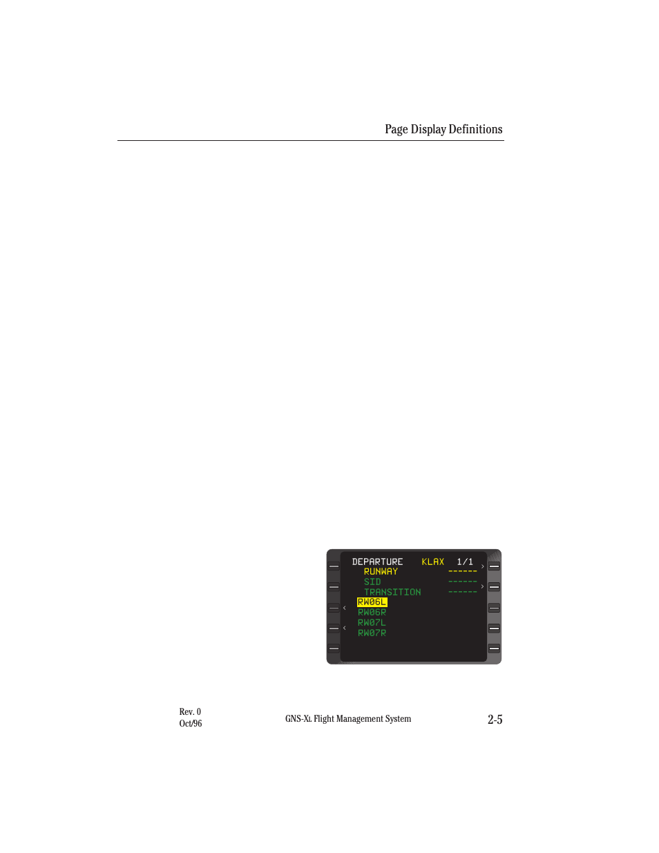 Page display definitions 2-5 | Honeywell GNS-XL User Manual | Page 36 / 353