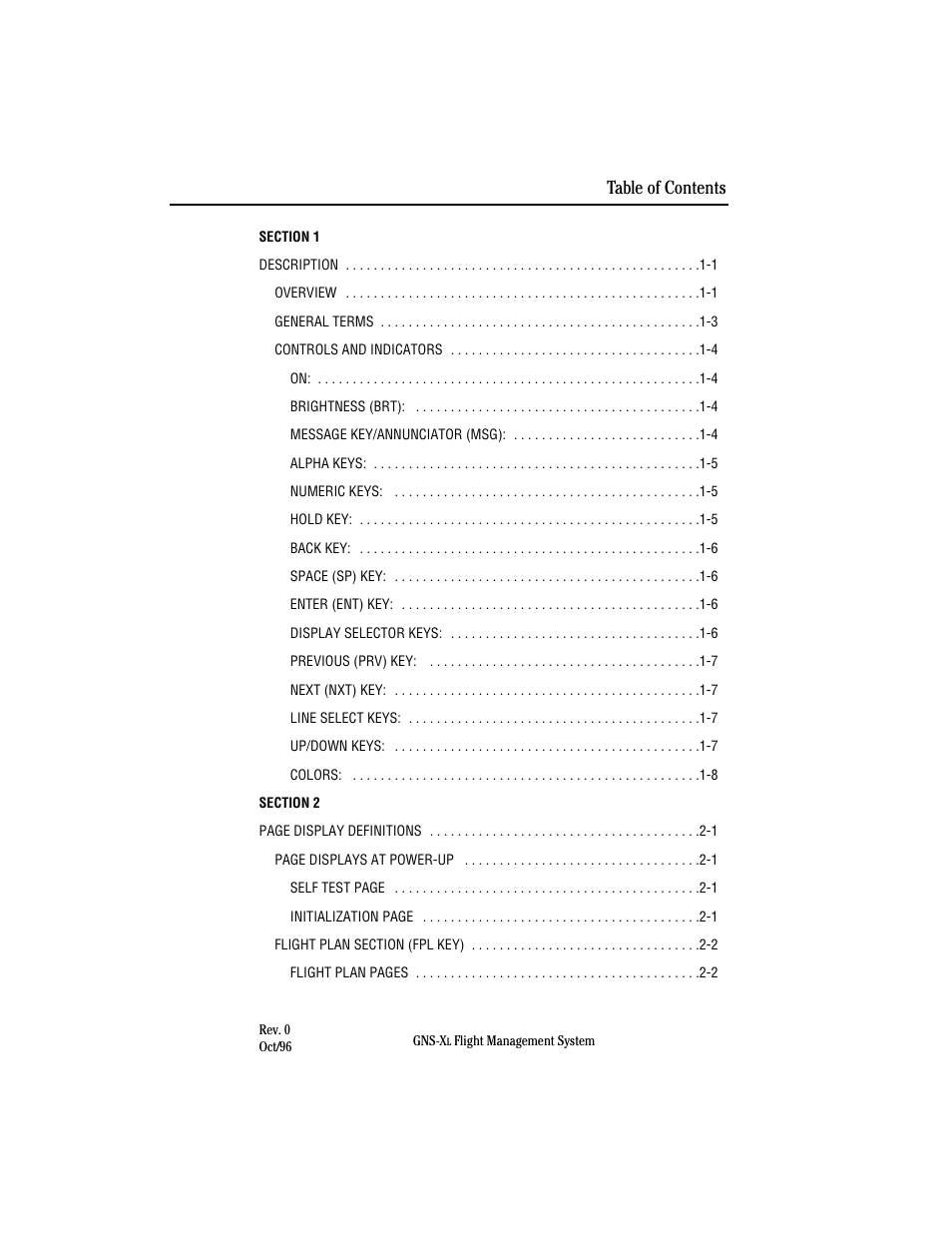 Honeywell GNS-XL User Manual | Page 8 / 353