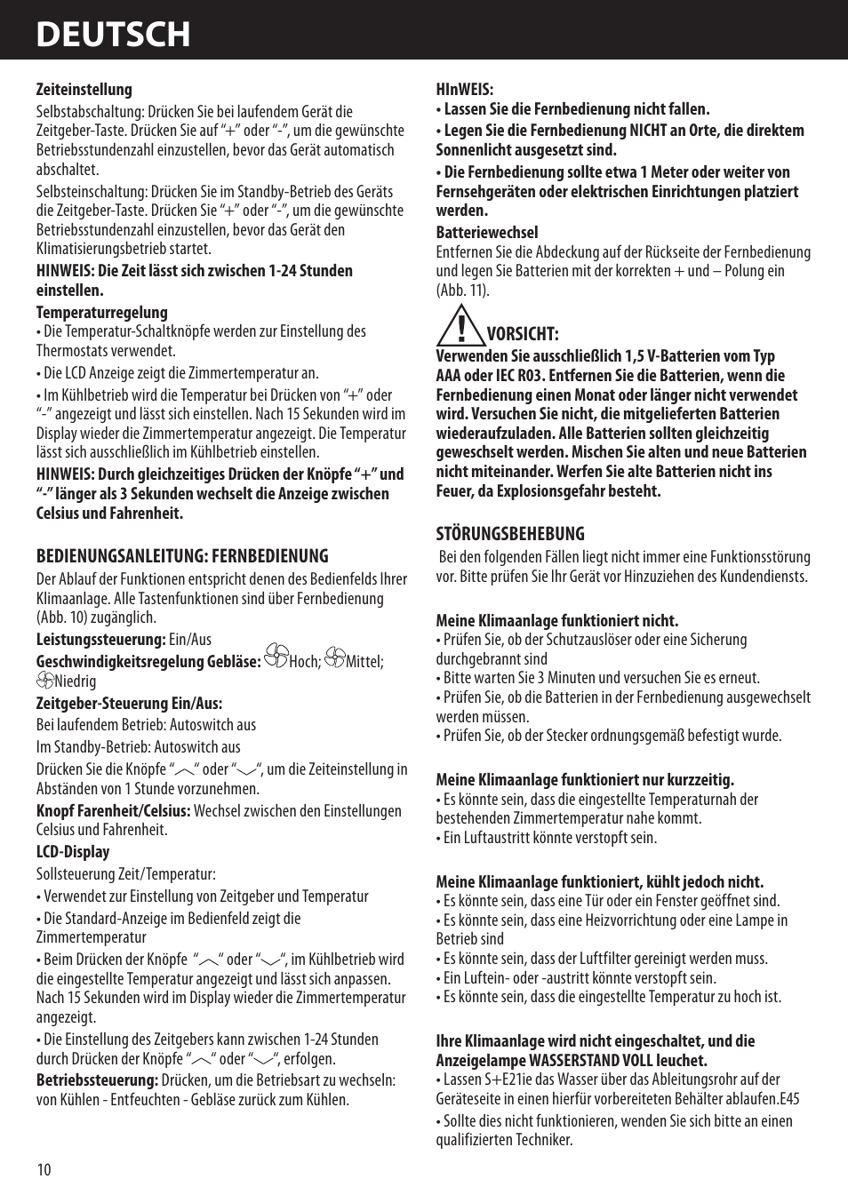 Deutsch | Honeywell AMH-10000E User Manual | Page 10 / 88
