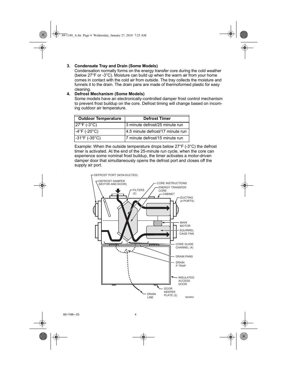 Honeywell PERFECT WINDOW ER200 User Manual | Page 4 / 12