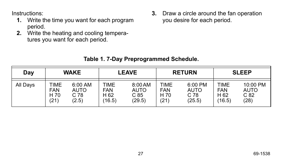 Honeywell ENERGYPRO T8665D User Manual | Page 27 / 52