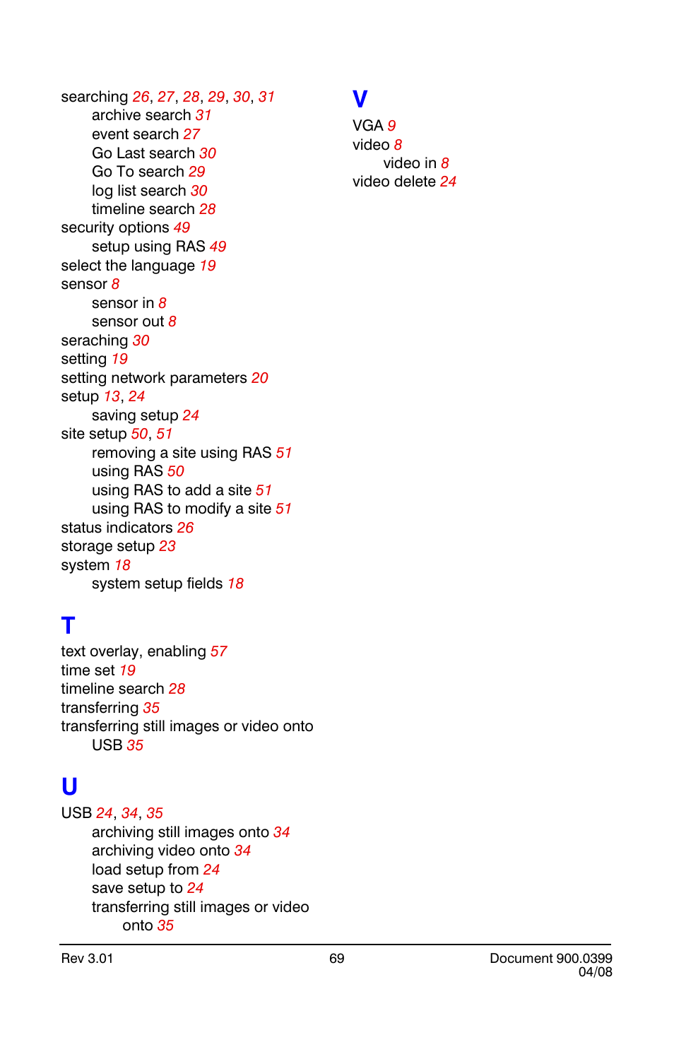 Honeywell HRDE4X4 User Manual | Page 79 / 80
