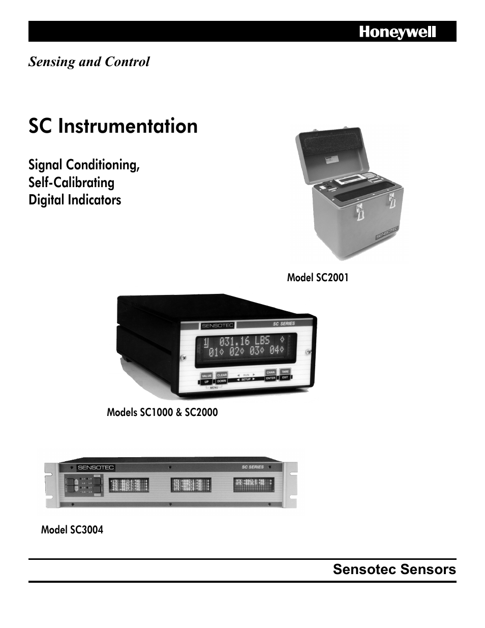 Honeywell SC1000 User Manual | 174 pages