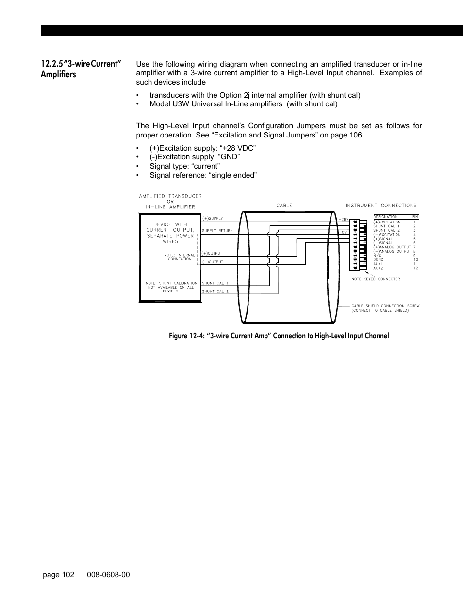 5 “3-wire current” amplifiers | Honeywell SC1000 User Manual | Page 102 / 174