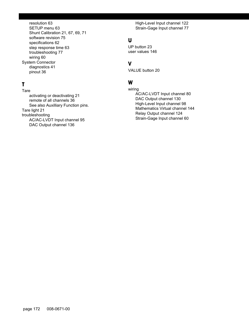 Honeywell SC1000 User Manual | Page 172 / 174