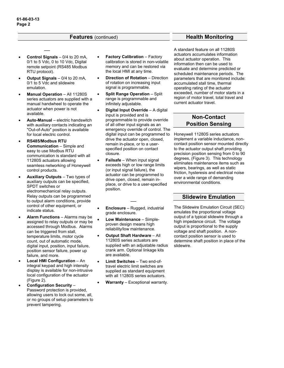 Honeywell 11280S User Manual | Page 2 / 14