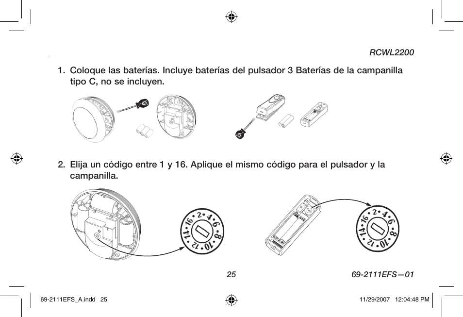 Honeywell RCWL2200A User Manual | Page 27 / 36