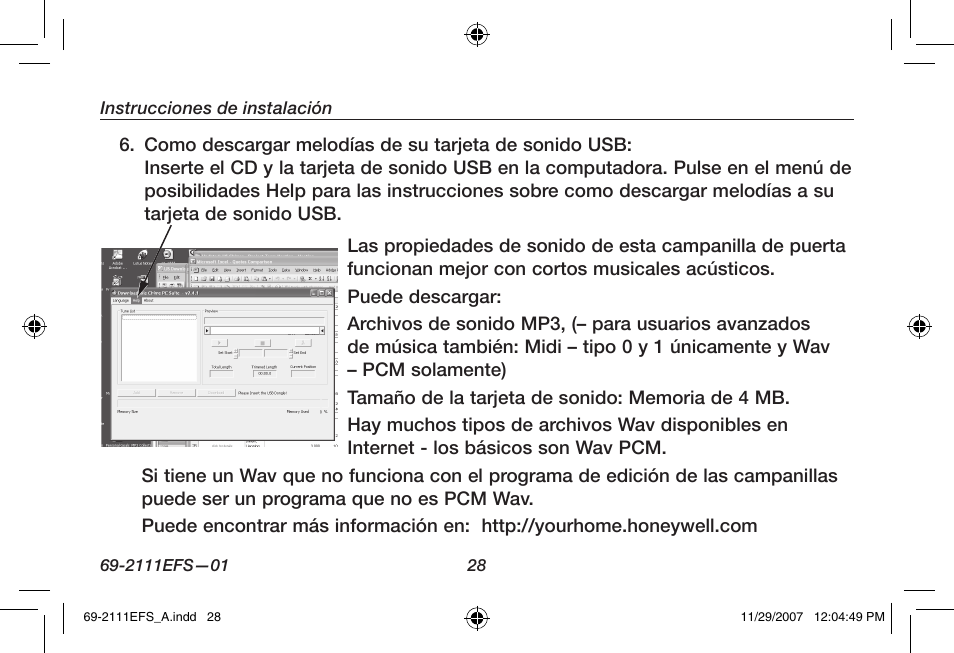 Honeywell RCWL2200A User Manual | Page 30 / 36