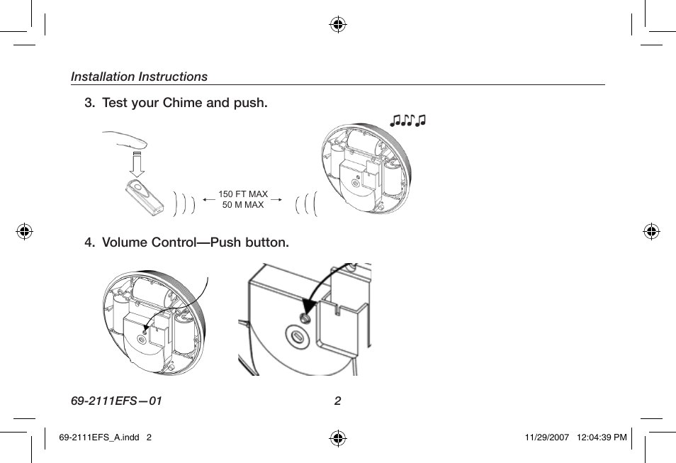 Honeywell RCWL2200A User Manual | Page 4 / 36