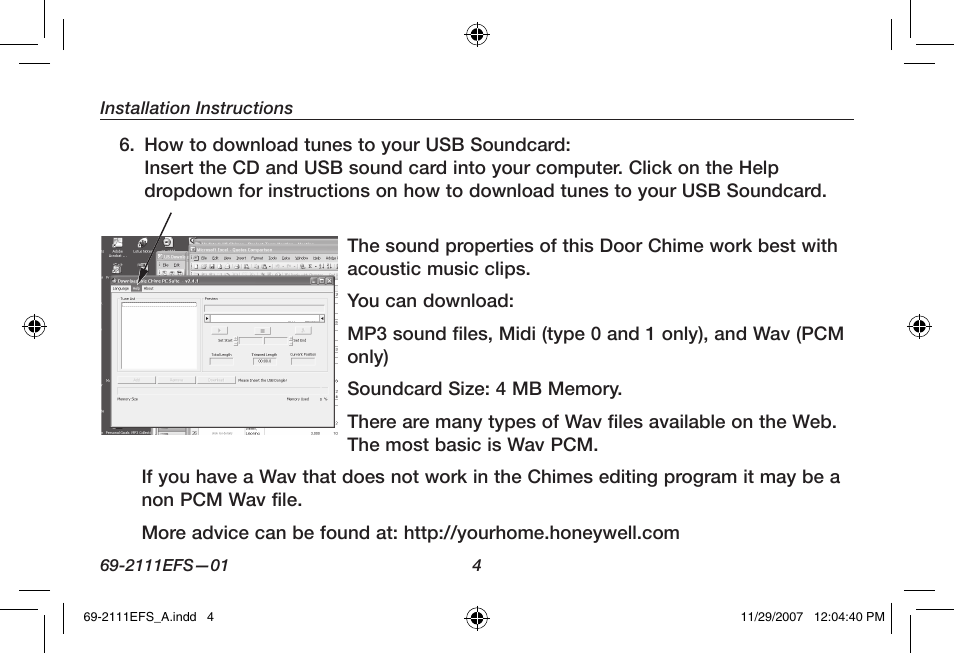 Honeywell RCWL2200A User Manual | Page 6 / 36
