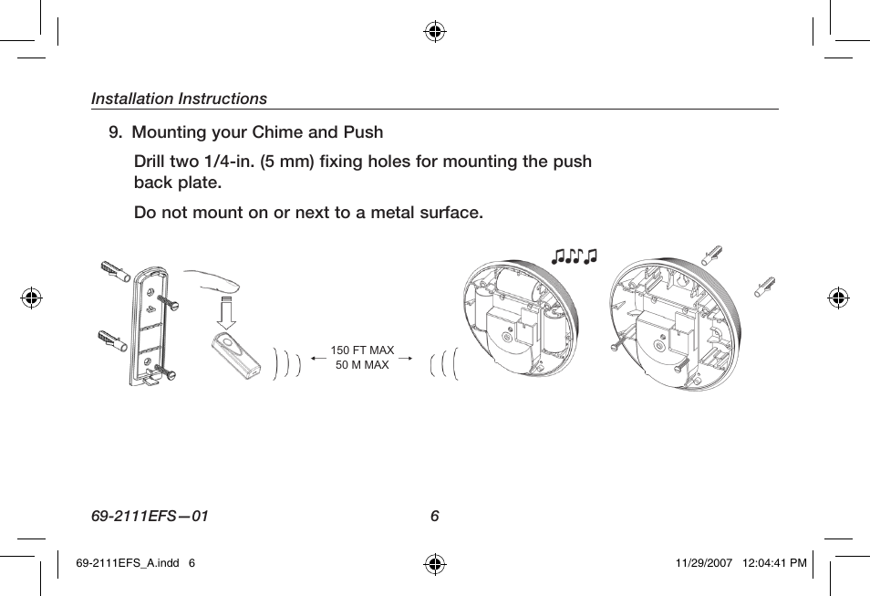 Honeywell RCWL2200A User Manual | Page 8 / 36