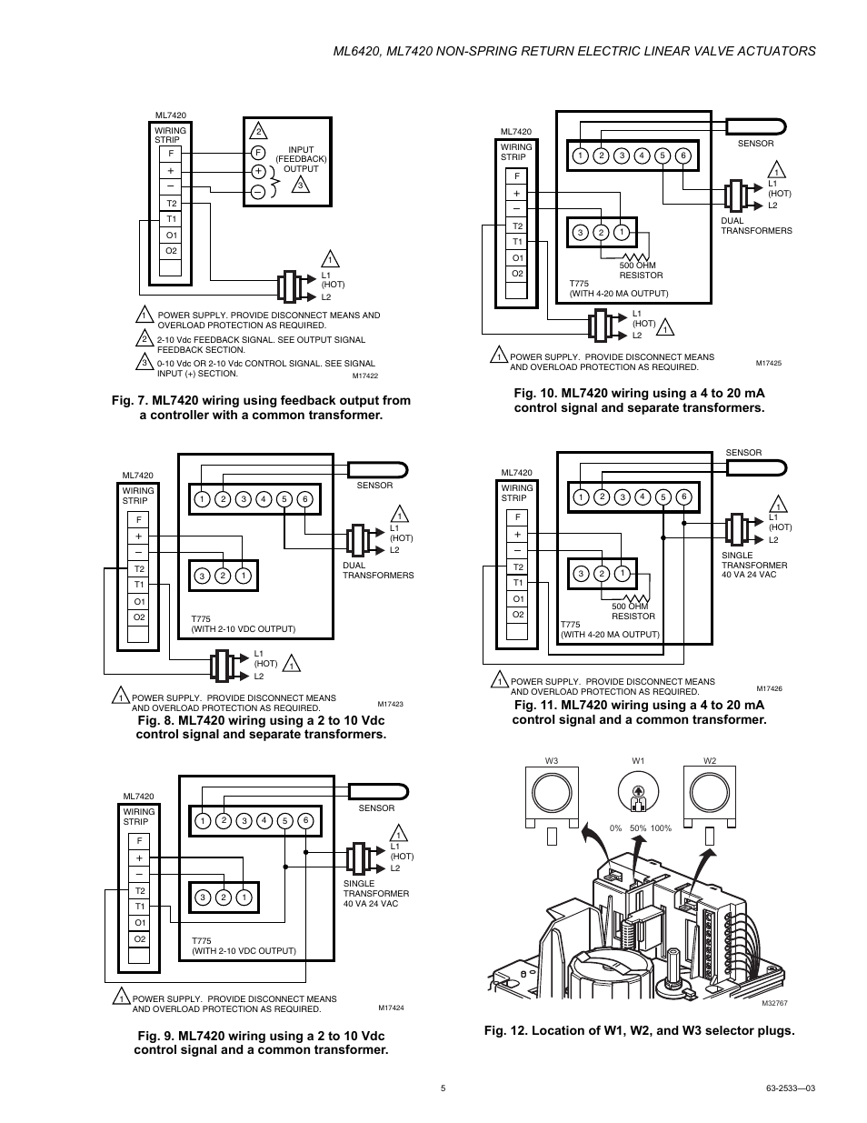 Honeywell ML6420 User Manual | Page 5 / 8