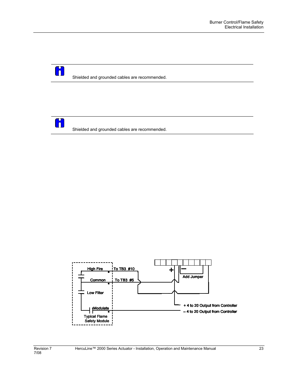 Burner control/flame safety | Honeywell HERCULINE 2000 User Manual | Page 31 / 128