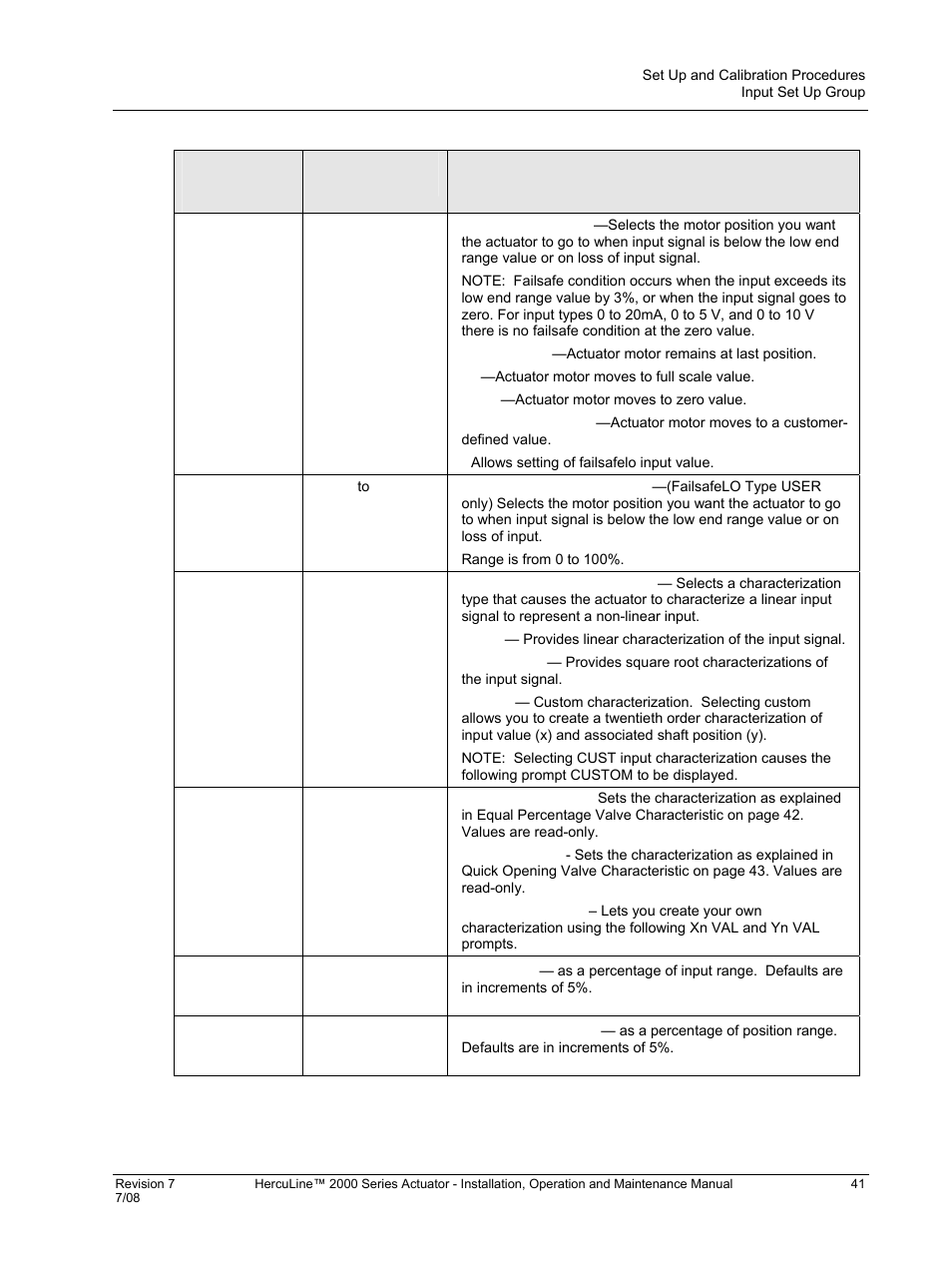 Honeywell HERCULINE 2000 User Manual | Page 49 / 128