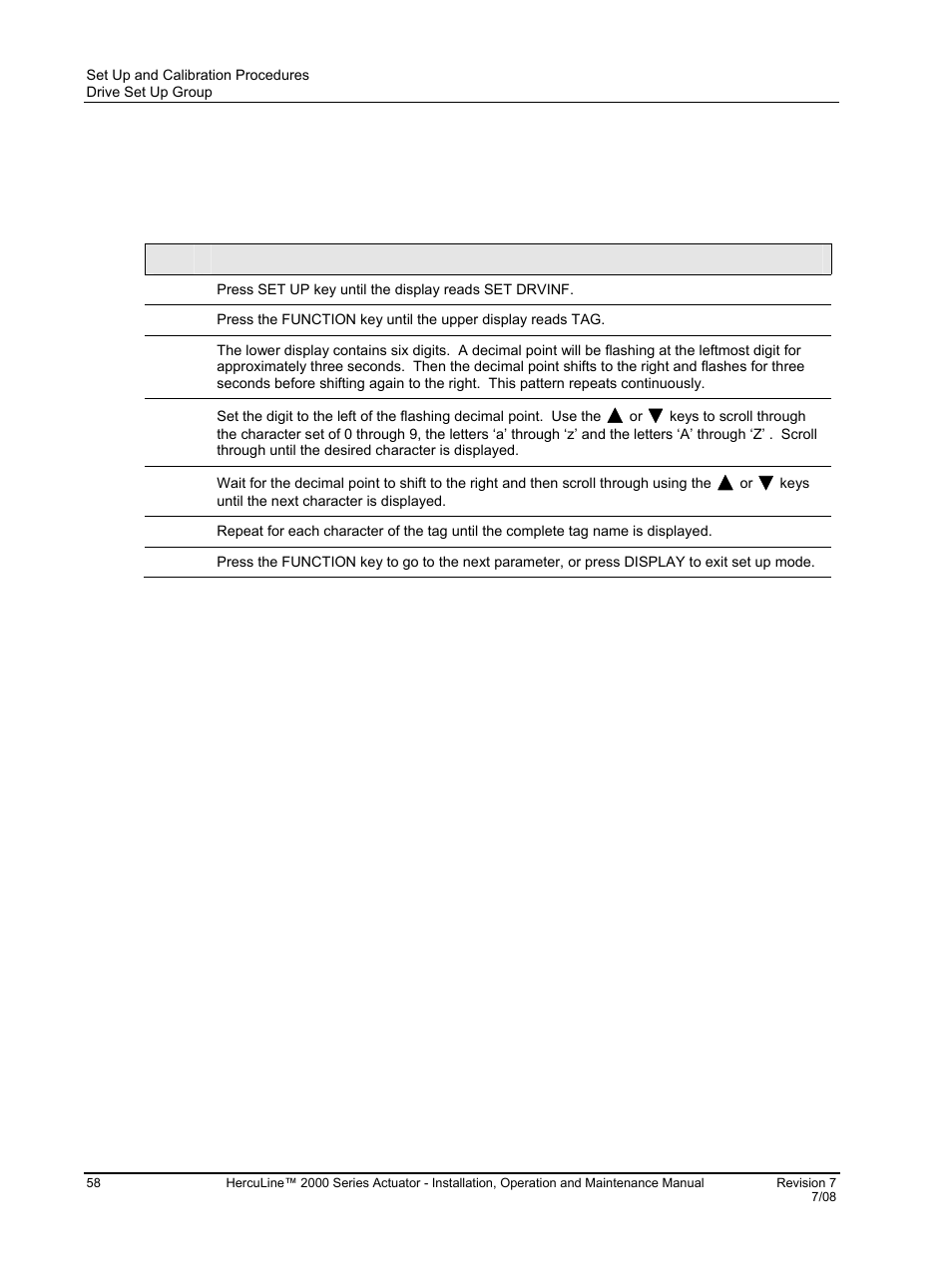 Honeywell HERCULINE 2000 User Manual | Page 66 / 128