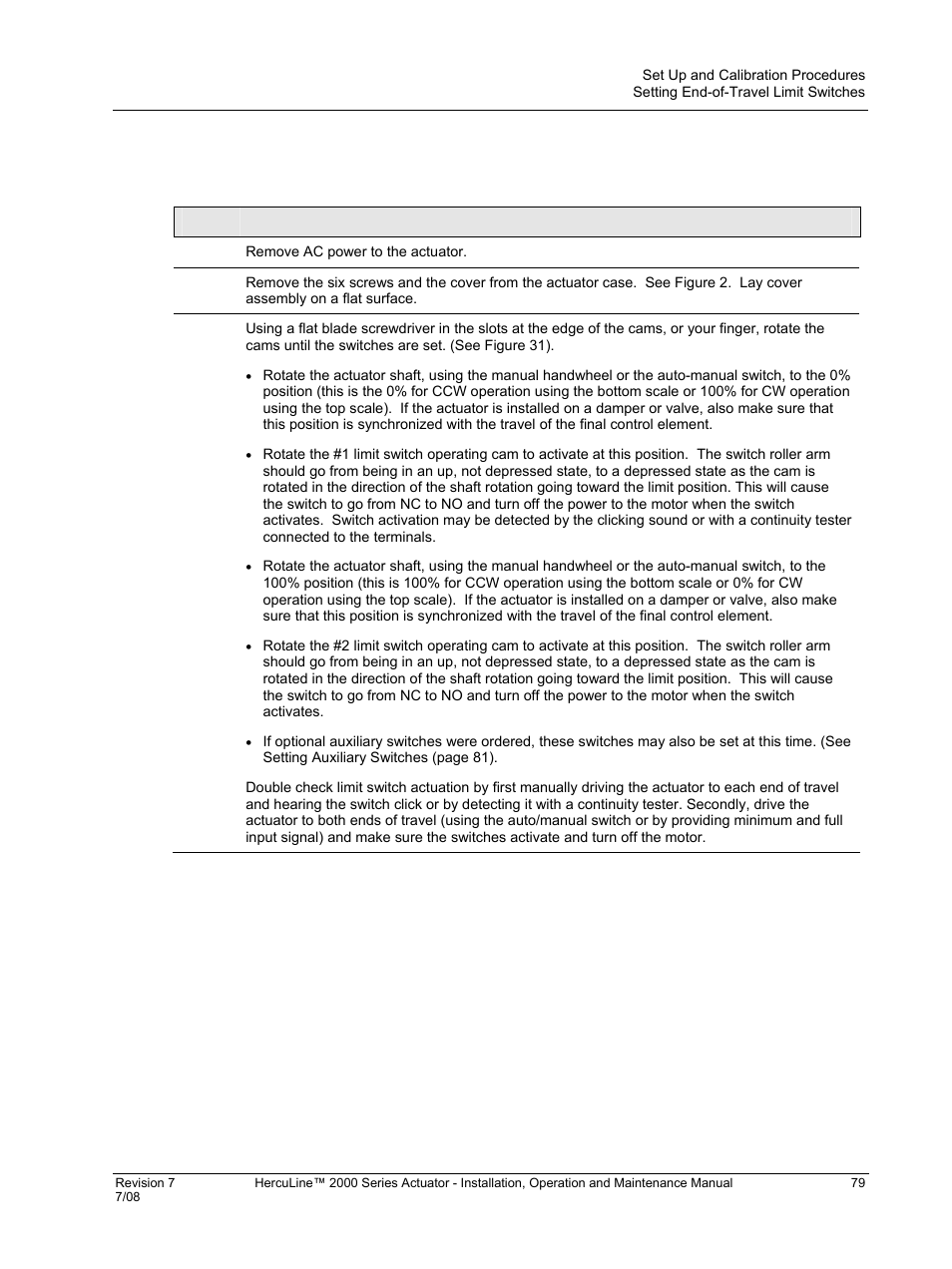 Honeywell HERCULINE 2000 User Manual | Page 87 / 128