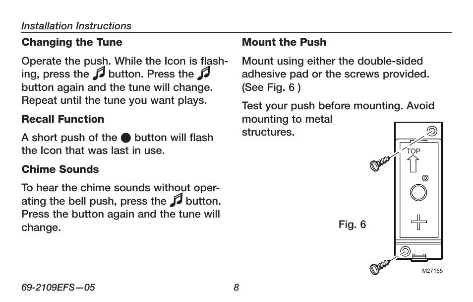 Honeywell RCWL300A User Manual | Page 10 / 48