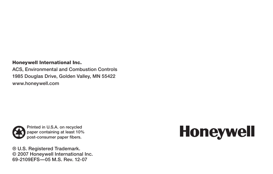 Honeywell RCWL300A User Manual | Page 16 / 48