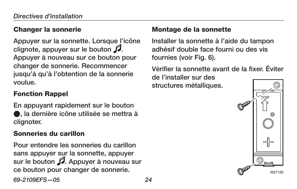 Honeywell RCWL300A User Manual | Page 26 / 48