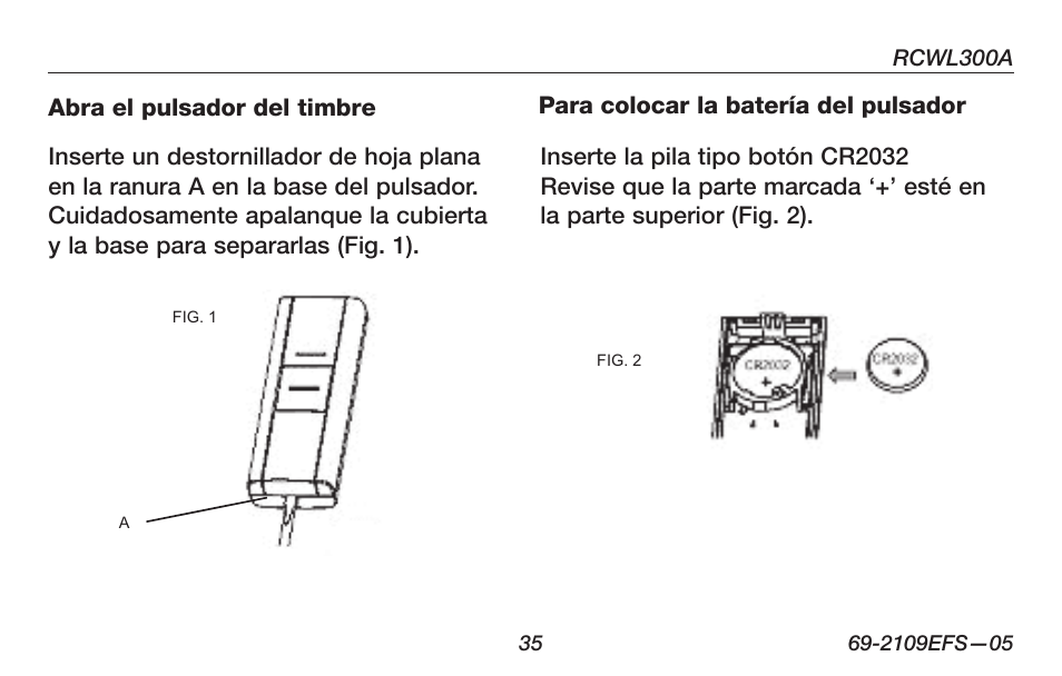 Honeywell RCWL300A User Manual | Page 37 / 48