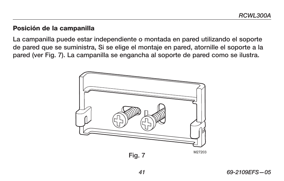 Honeywell RCWL300A User Manual | Page 43 / 48