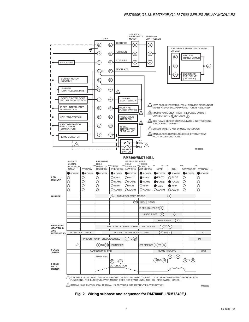 Honeywell RM7800G User Manual | Page 7 / 16