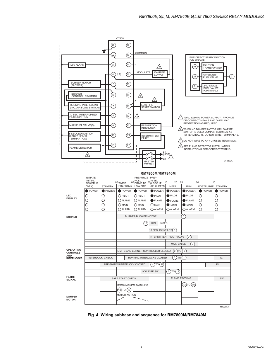Honeywell RM7800G User Manual | Page 9 / 16