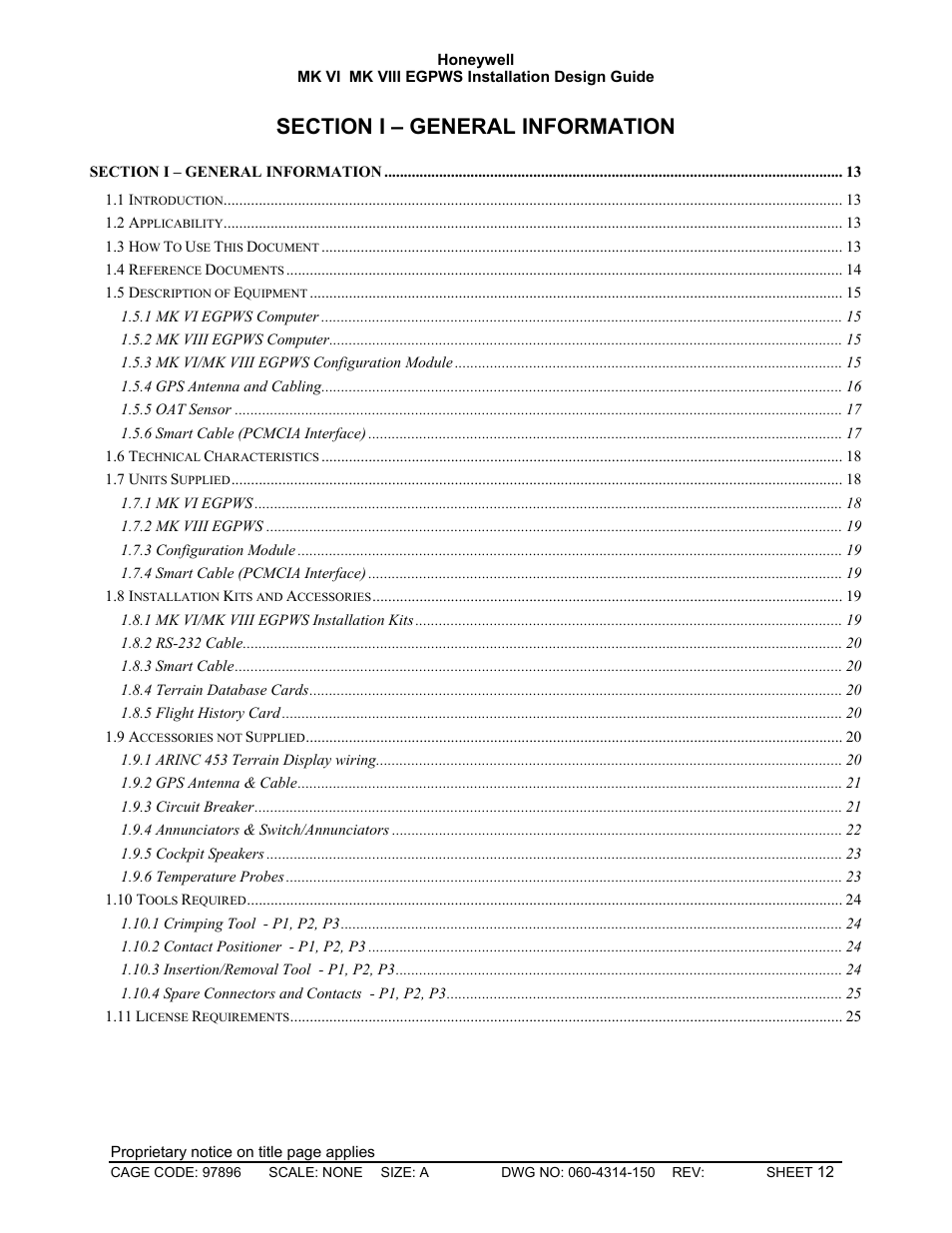 Honeywell MK VI User Manual | Page 12 / 326