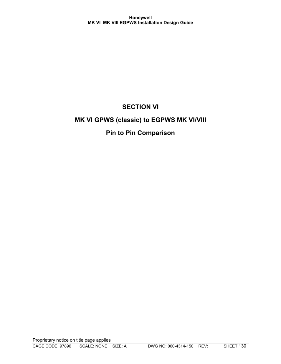 Section vi | Honeywell MK VI User Manual | Page 130 / 326