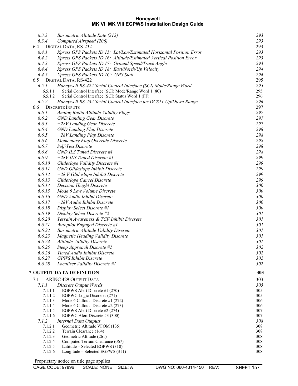 Honeywell MK VI User Manual | Page 157 / 326