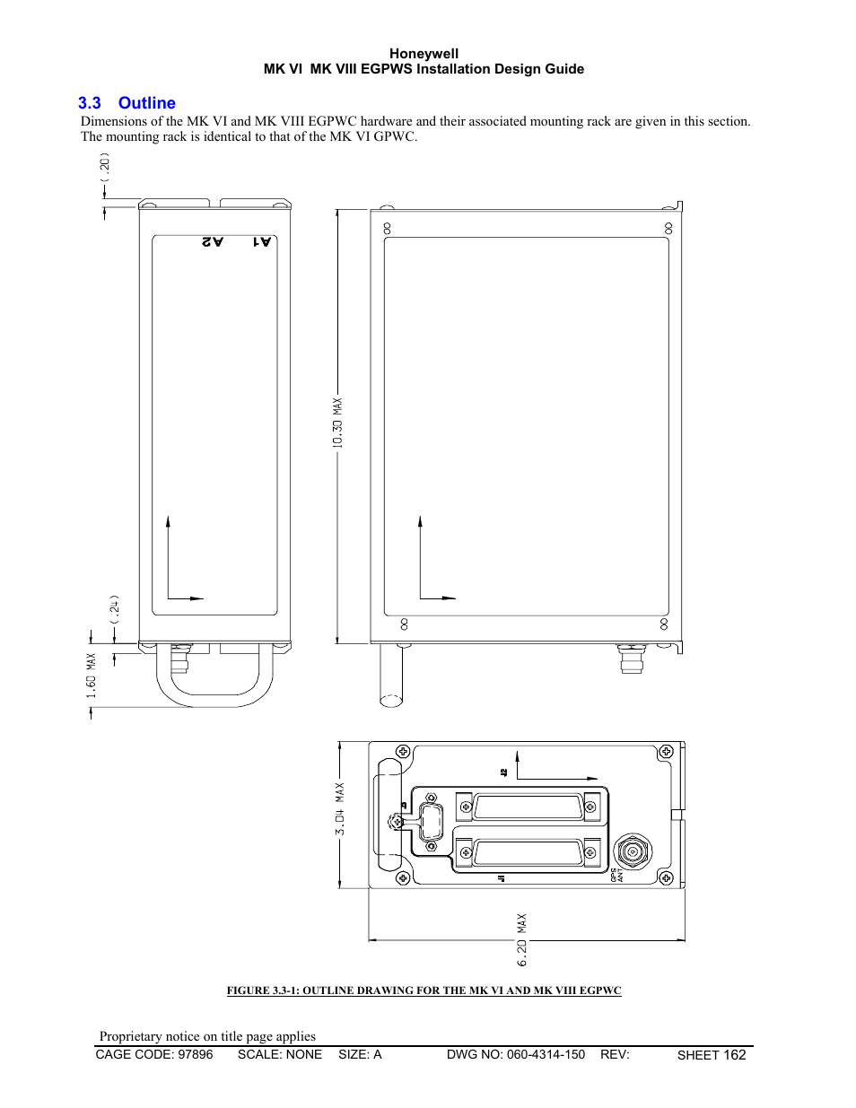 Outline, 3 outline | Honeywell MK VI User Manual | Page 162 / 326