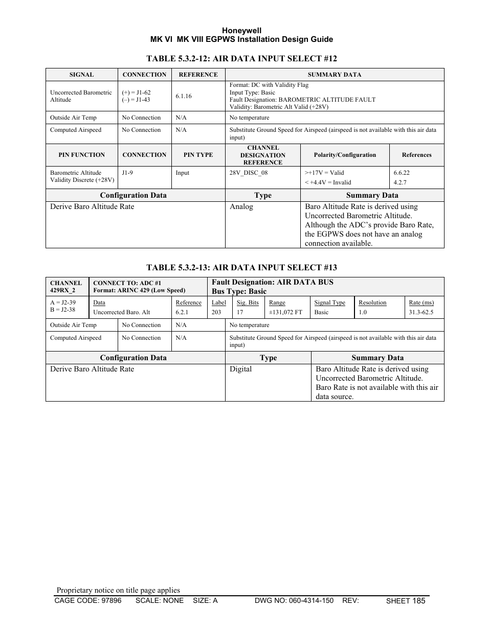 Honeywell MK VI User Manual | Page 185 / 326