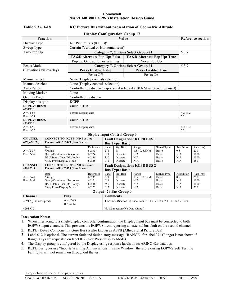 Honeywell MK VI User Manual | Page 215 / 326