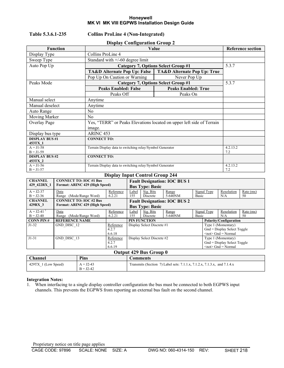 Honeywell MK VI User Manual | Page 218 / 326