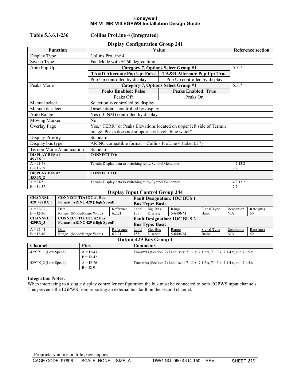 Honeywell MK VI User Manual | Page 219 / 326